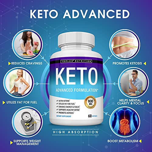 Toplux Keto Pills Ketosis Diet - Natural Ketosis Using Ketone & Ketogenic Diet, Support TopluxBuy Supplements Australia