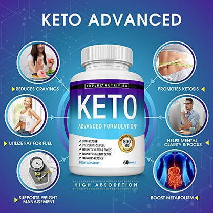 Toplux Keto Pills Ketosis Diet - Natural Ketosis Using Ketone & Ketogenic Diet, Support TopluxBuy Supplements Australia