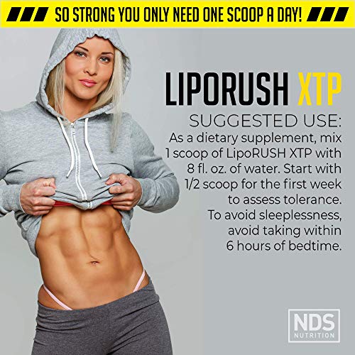 LIPORUSH NDS Nutrition XTP Thermogenic Fat Burner with L-Carnitine - Energy, Focus LIPORUSHBuy Supplements Australia