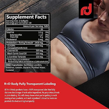 R+D Body Super Tone - Extreme CLA Supplement for Muscle Preservation, Enhanced Body R+D BodyBuy Supplements Australia