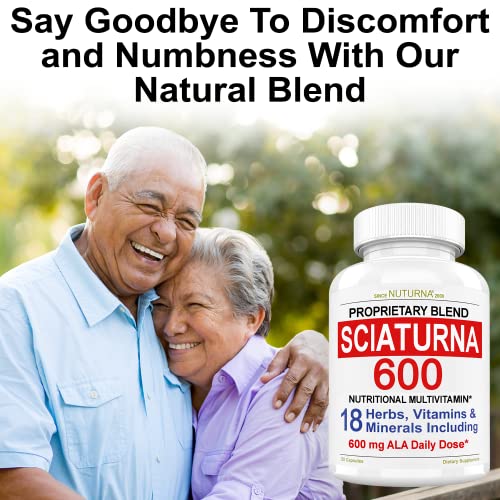 Sciatica Supplement with 600 mg Alpha Lipoic Acid - Sciatic Nerve Support NuturnaBuy Supplements Australia