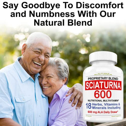 Sciatica Supplement with 600 mg Alpha Lipoic Acid - Sciatic Nerve Support NuturnaBuy Supplements Australia