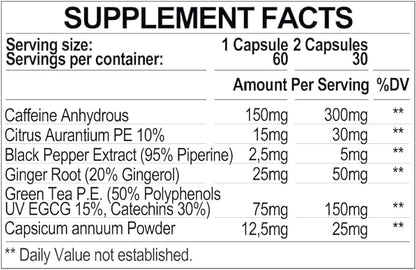 Iridium Labs Kimera Thermogenic Fat Burner - Weight Loss Supplement & Energy Booster Iridium LabsBuy Supplements Australia