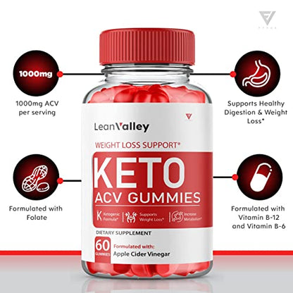 (2 Pack) Lean Valley Keto ACV Gummies Advanced Weight Loss Formula - Lean Valley FyvusBuy Supplements Australia