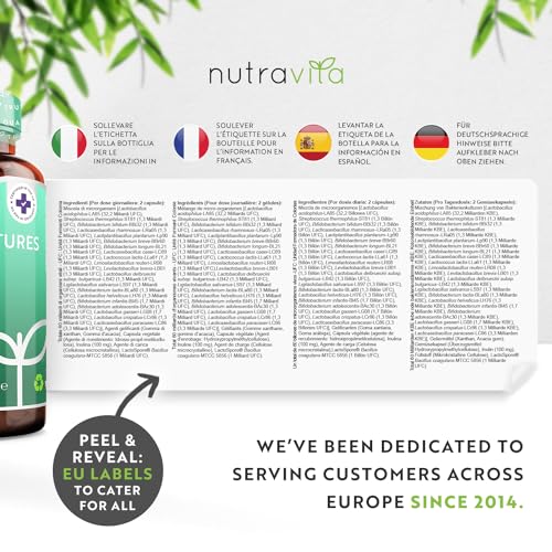 60 Billion CFU Probiotic Cultures - Scientifically Backed Lactospore® for Good Gut Flora - Maple Wellness Supplements