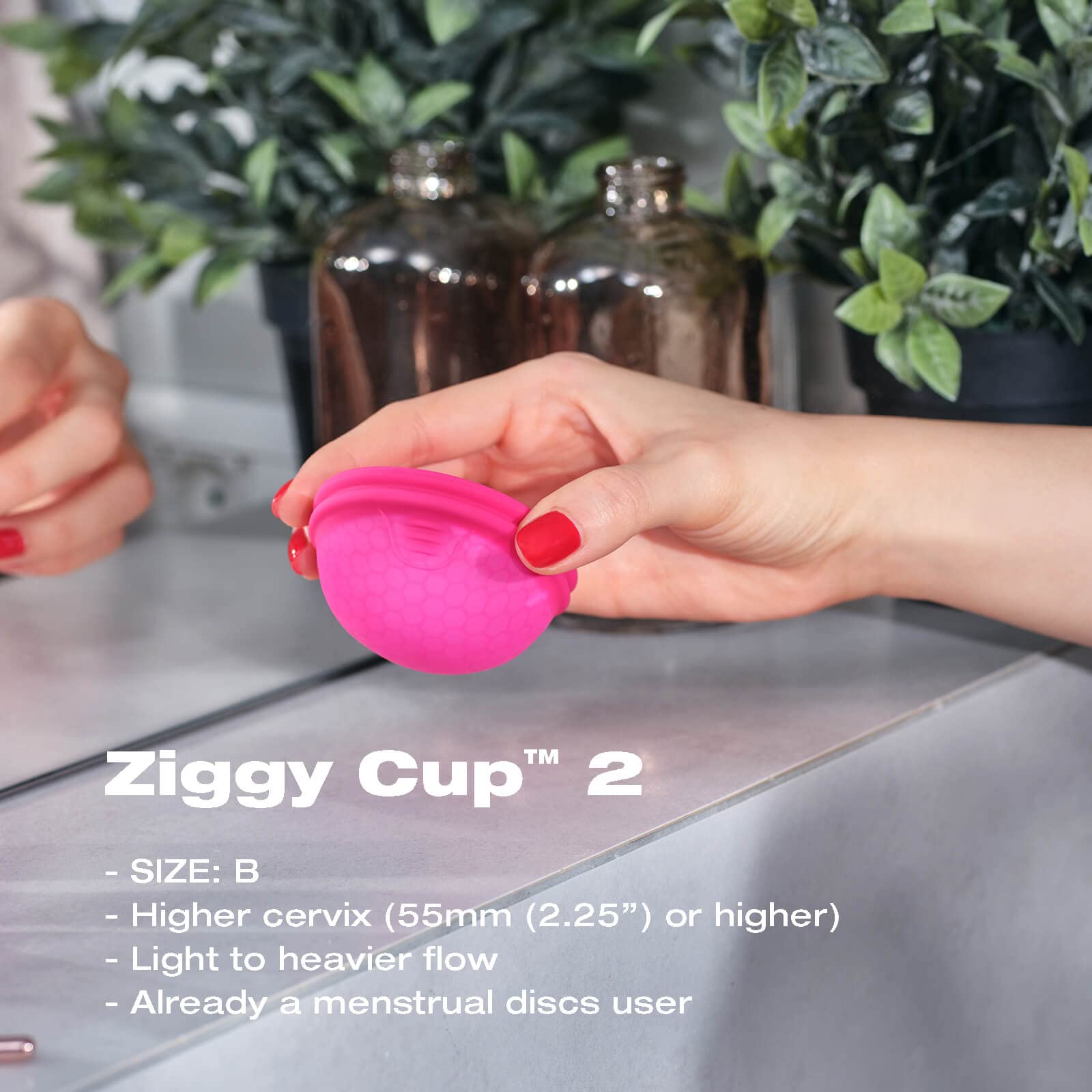 Intimina Ziggy Cup 2 - Extra-Thin Reusable Menstrual Disc, Period Cup, Disposable Menstrual Cup INTIMINABuy Supplements Australia