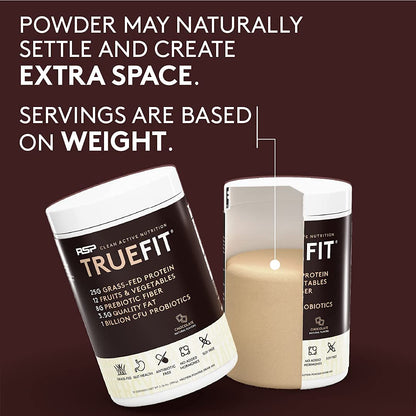 RSP NUTRITION TRUEFIT Protein Powder Meal Replacement Shake, 4.32 LB, Chocolate RSP NUTRITIONBuy Supplements Australia