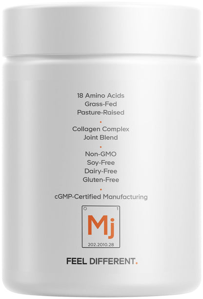 Codeage Multi Collagen Protein + Joint Blend Supplement, Hyaluronic Acid, Bromelain, Turmeric, Ginger, Boswellia, Astaxanthin - Hydrolyzed Bovine Collagen