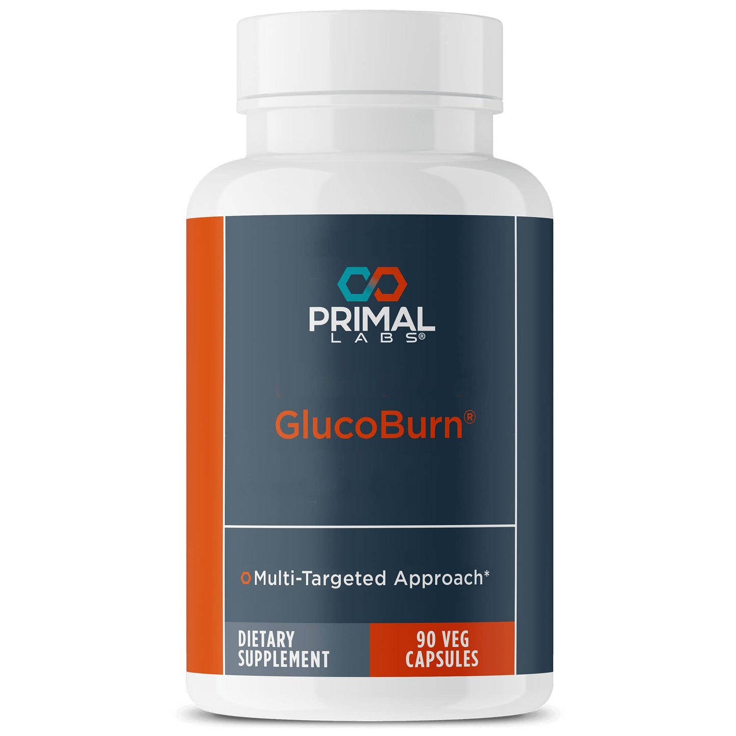 Primal Labs GlucoBurn Support Supplement with White Mulberry Leaf Extract and Alpha Lipoic Acid, 90 Veg capsules Primal LabsBuy Supplements Australia