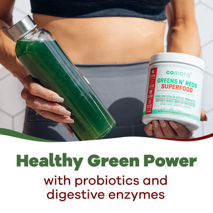 GOBIOTIX Super Greens Powder with Organic Spirulina - Superfood Supplement GOBIOTIXBuy Supplements Australia