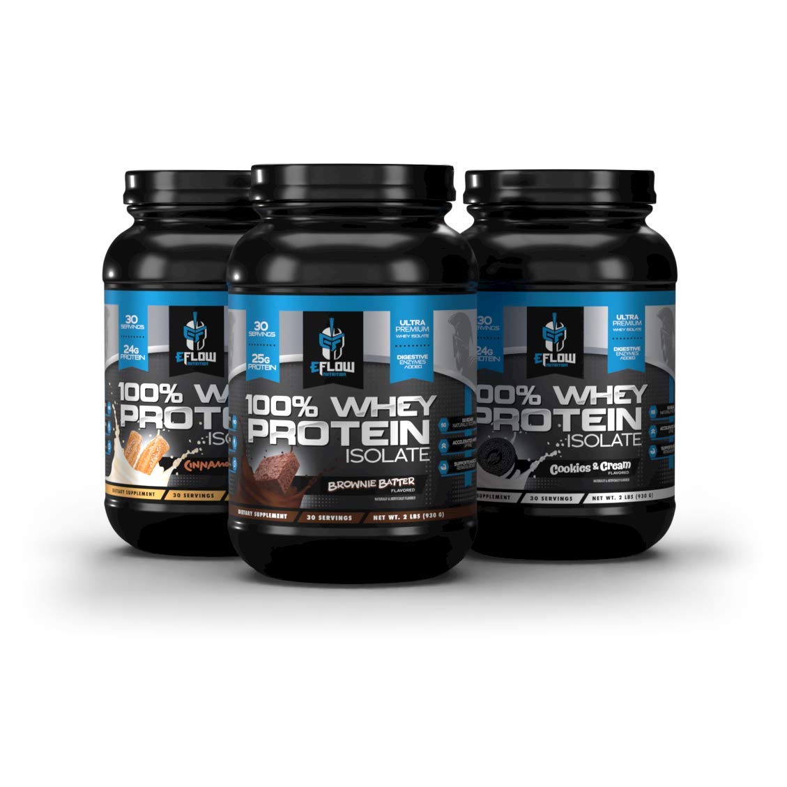 eFlow Nutrition 100% Whey Protein Isolate - Lactose-Free Digestive Enzymes Added eFlow NutritionBuy Supplements Australia