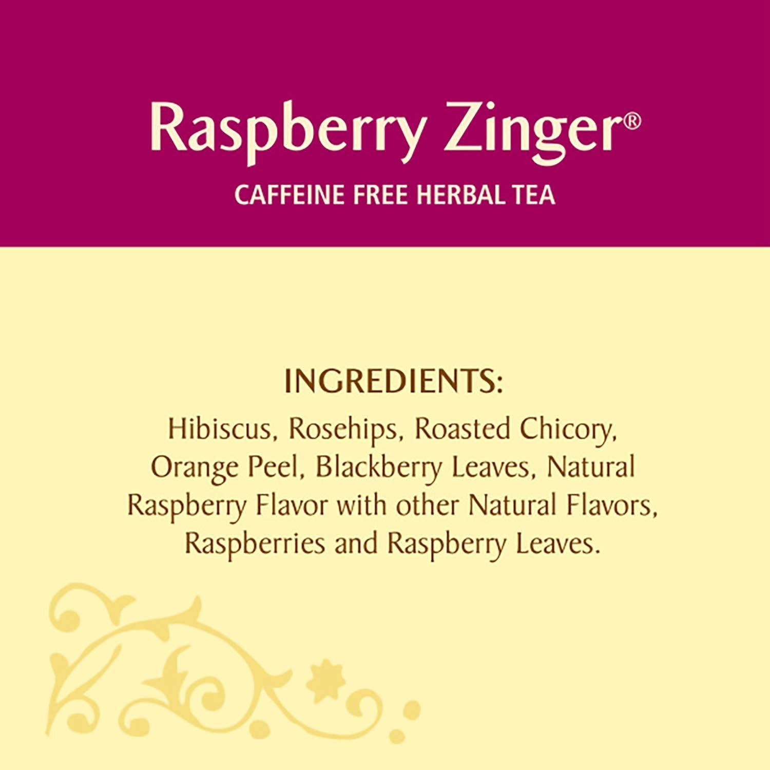Celestial Seasonings Herbal Tea, Raspberry Zinger, 20 Count (Pack of 6) Celestial SeasoningsBuy Supplements Australia