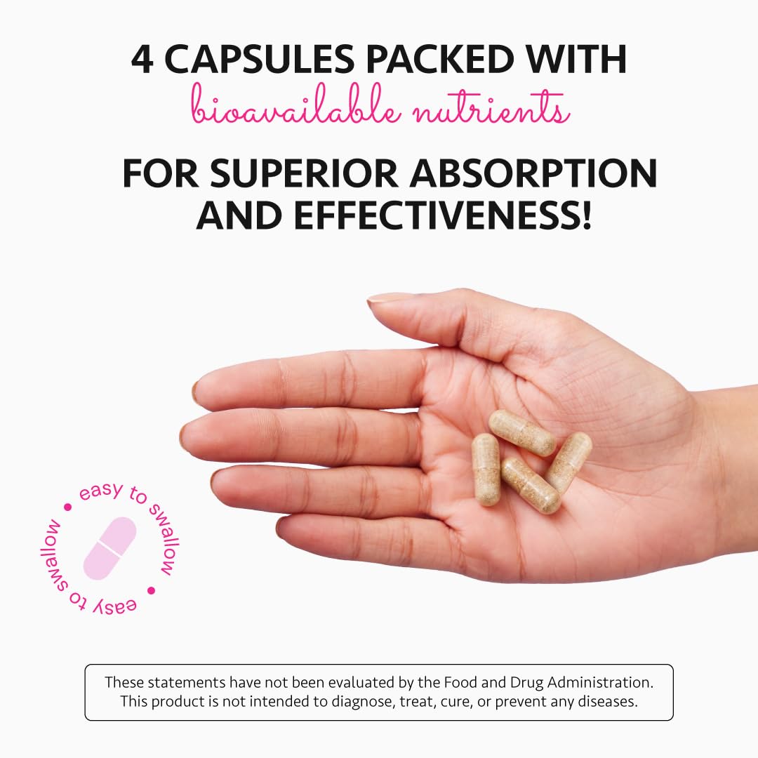Ayurvedic Elite Prenatal Vitamins with Folate, Choline, Iron, Iodine & more | Made in USA | Optimal Bioavailability | Supports Baby's Growth and Brain Development | 30 Day Supply - OSH Wellness Freshly MomsBuy Supplements Australia