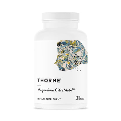 THORNE - Magnesium CitraMate - Magnesium Citrate & Malate Supplement - Supports Heart Health, Skeletal Muscles, Cardiac & Lung Function, Bone Density & More* - Third-Party Certified - 90 Servings THORNEBuy Supplements Australia