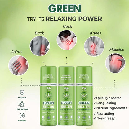 Ross D’Elen Green Menthol ROLL-ON 3-Pack ROSS D'ELENBuy Supplements Australia