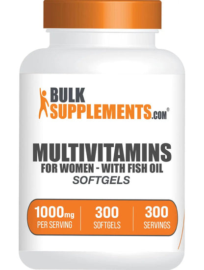 BulkSupplements.com Multivitamin for Women Softgels - Women's Multivitamin with Iron, Multimineral Supplement, with Fish Oil BulkSupplementsBuy Supplements Australia