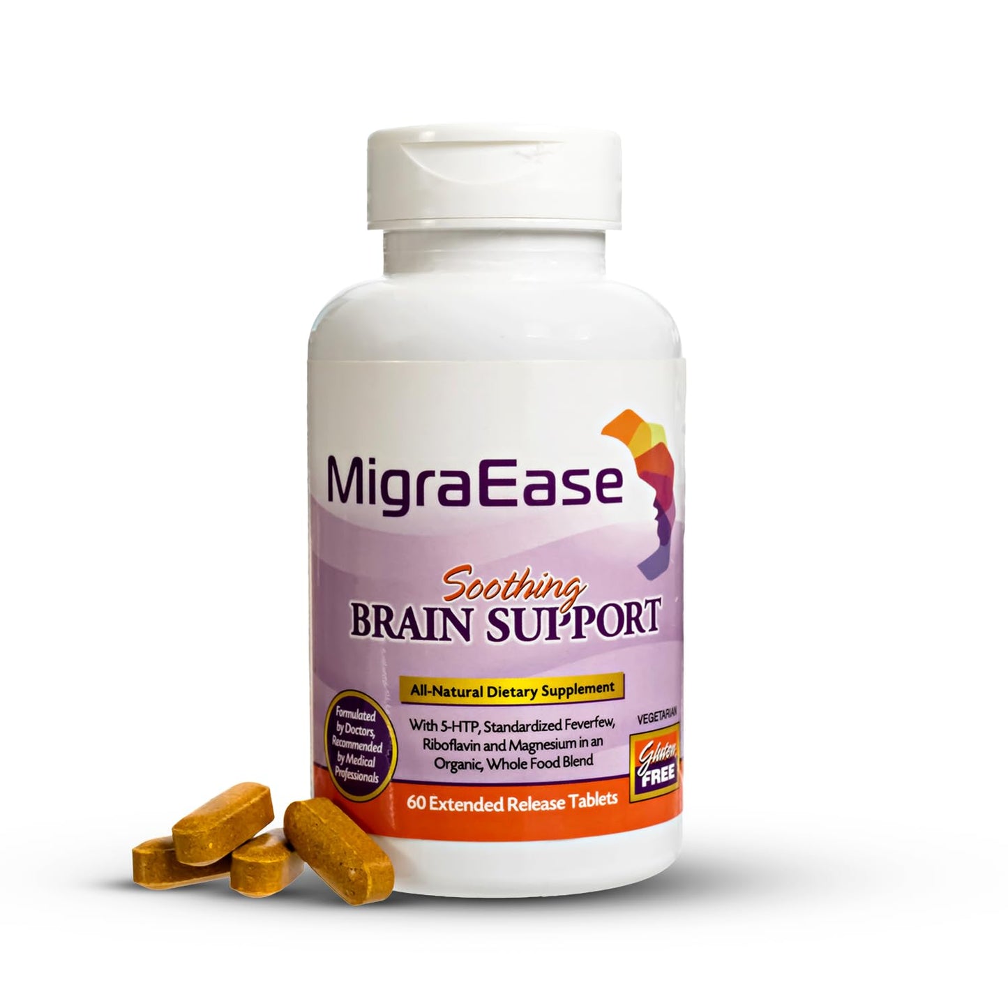 Doctor Knowles Migraine Supplement |Complete Natural Migraine Prevention & Relief Pills with Magnesium, 5-HTP, Feverfew, Riboflavin & Organic Blend |Caffeine Free, Extended-Release Tablets (60 Units) DR. KNOWLESBuy Supplements Australia