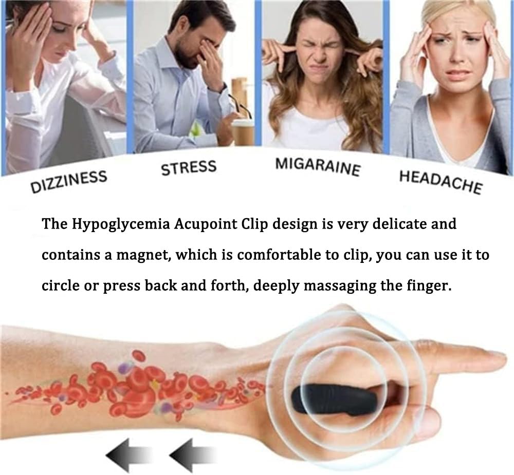 Hypoglycemic Acupoint Clip-Hypoglycemia Acupoint Clip, Sugar Control Li4 Acupressure Point Clip KOSIMIBuy Supplements Australia