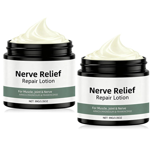 2 Pcs Nerve Relief Repair Lotion Cream, Neuropathy Lotion with Arnica & Magnesium for Knee, Lumbar, Neck, for Joint, 3.5 fl oz Aus HealthcareBuy Supplements Australia