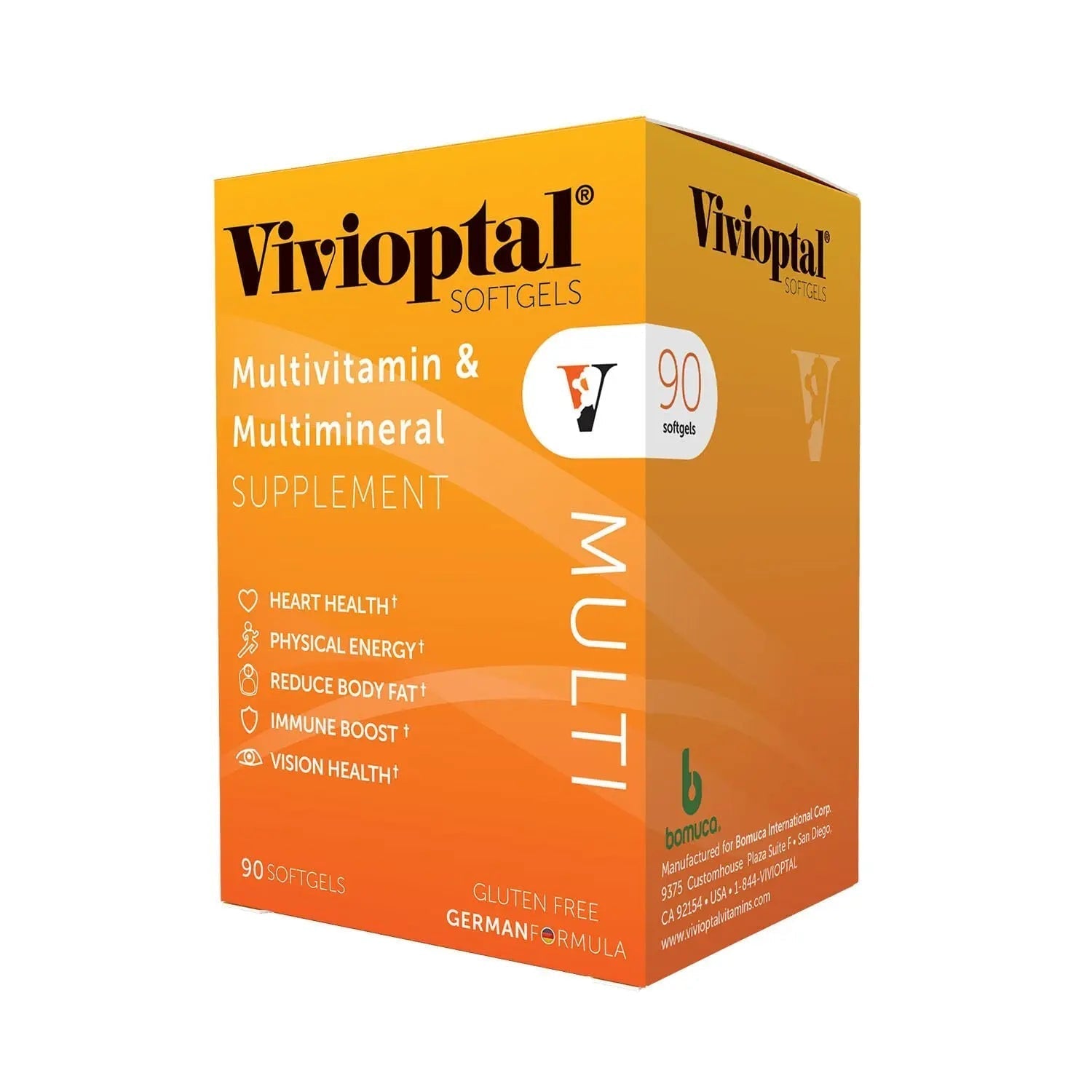 Vivioptal Multi, 90 Softgels (1 Year Supply), Multivitamin & Multimineral, Gluten Free, German Formula Vivioptal VitaminsBuy Supplements Australia