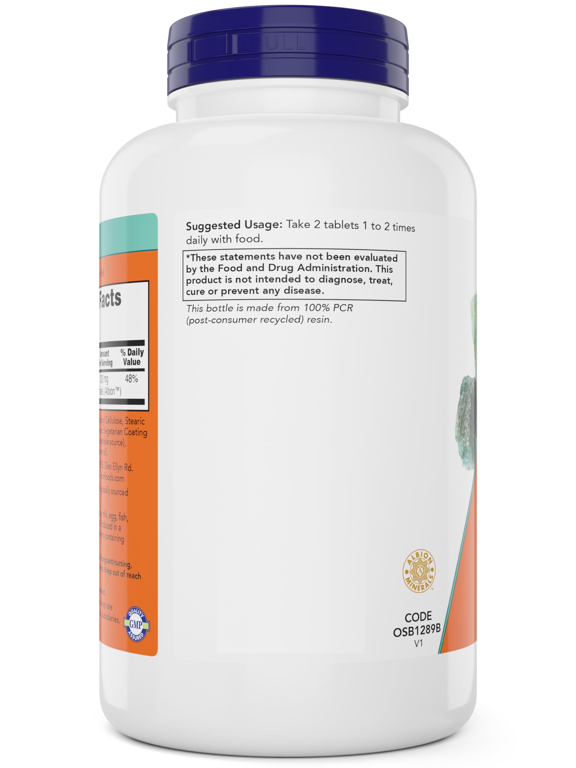 Now Foods Magnesium Glycinate, 240 Tablets - Supports Healthy Muscle and Nerve Functions - Non-GMO NOW FoodsBuy Supplements Australia