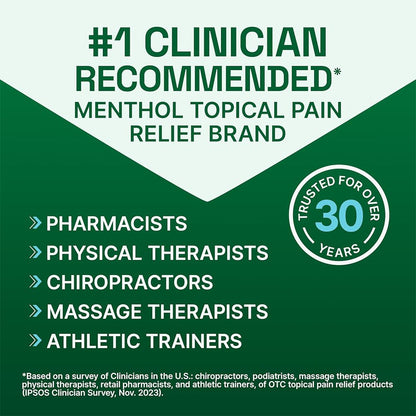 Biofreeze 13451 Roll-On Pain-Relieving Gel, 2.5 FL oz, Green Topical, Arthritis, Strains, Bruises, & Sprains (7.5 Fl Oz (Pack of 3), 3, Count) BiofreezeBuy Supplements Australia