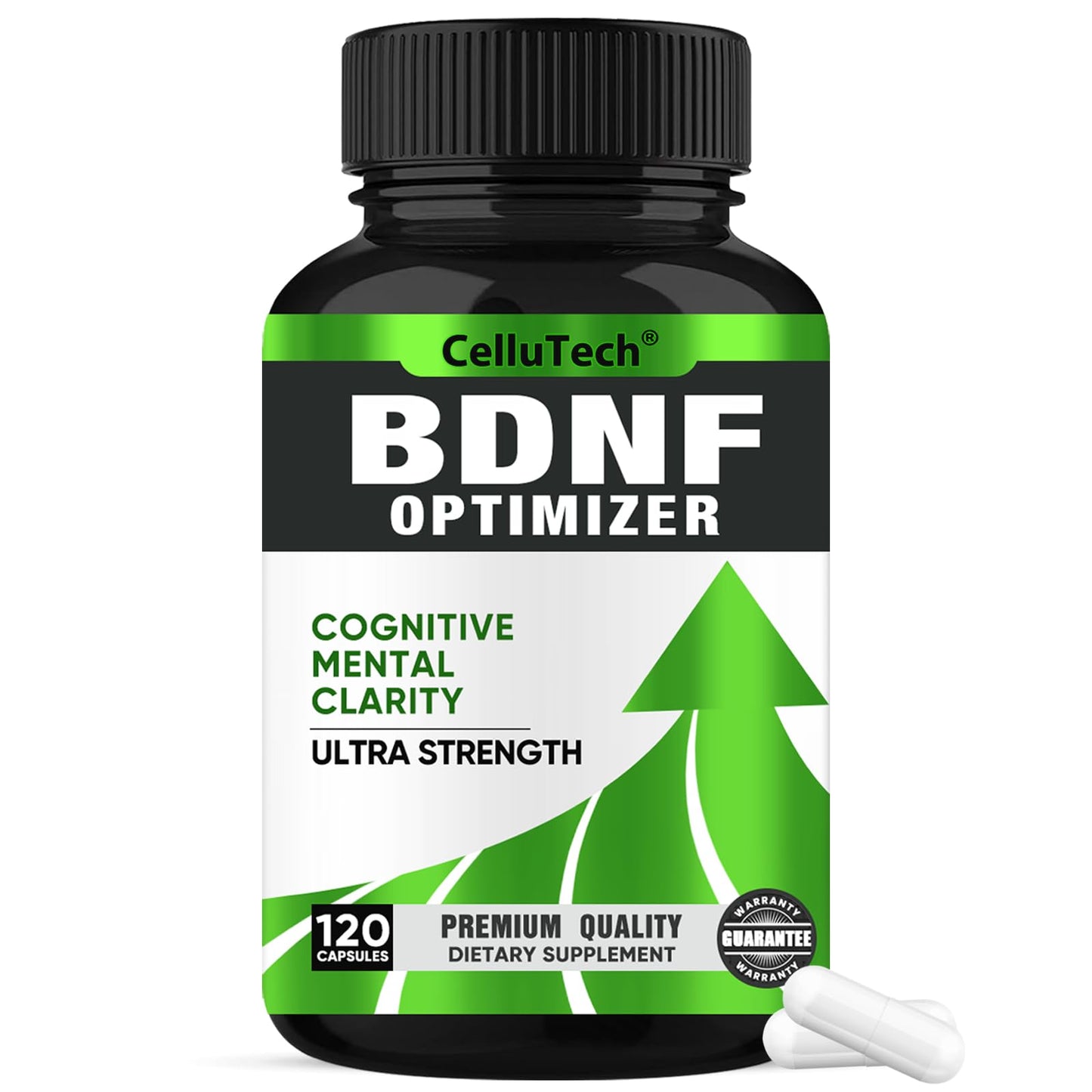 Nootropic Brain Supplement for Memory & Focus Support – Advanced Cognitive Formula for Mental Clarity & Mood Balance with Bacopa Monnieri, Lion's Mane, Alpha GPC & Omega-3 – 120 Capsules CelluTechBuy Supplements Australia