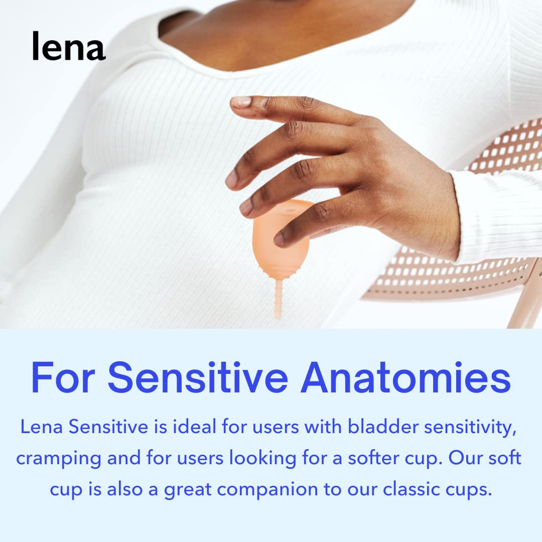 Lena Sensitive Menstrual Cup | Reusable Beginner Period Cup | Wear for 12 Hours LenaBuy Supplements Australia