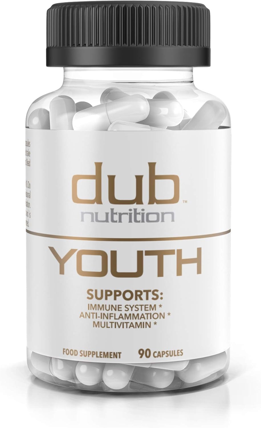Dub Nutrition Youth - Formula with Acai, Resveratrol, Curcumin, Vitamins A, C, D, E, B12, and CoQ10 - Supports Immunity and Mobility - 90 Capsules Dub NutritionBuy Supplements Australia