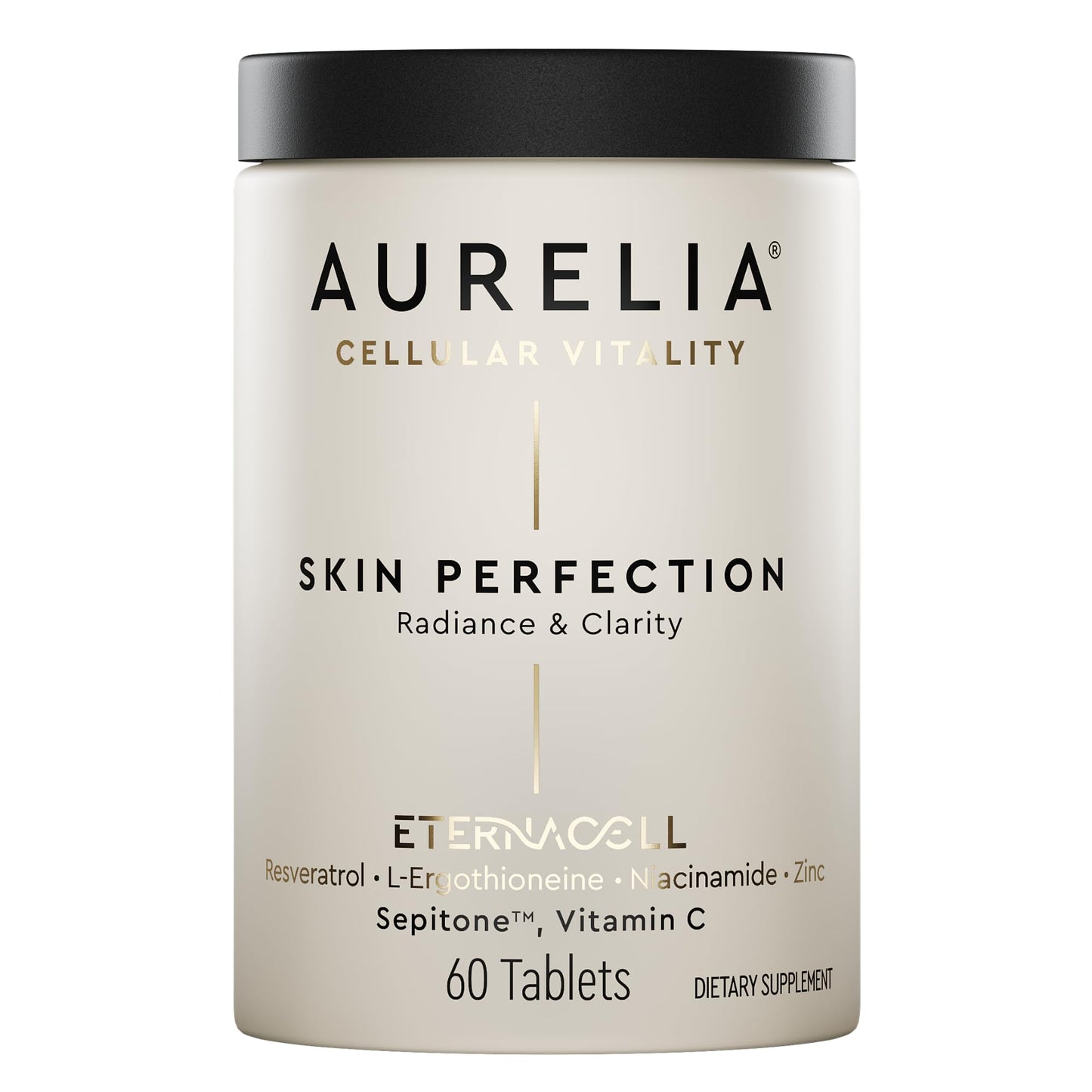 AURELIA Skin Perfection | Advanced Cellular Anti-Aging Supplement | Enhance Skin Clarity, & Tone | with Zinc, Resveratrol, Niacinamide, Ergothioneine, & Vitamin C AURELIABuy Supplements Australia