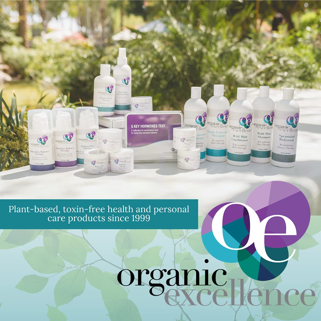 Organic Excellence Balance Plus Therapy - USP Bioidentical Organic Progesterone Cream for Women - with Phytoestrogens - for Menopause Relief and Natural Hormone Balance, 3.3 fl oz (100g) Organic ExcellenceBuy Supplements Australia