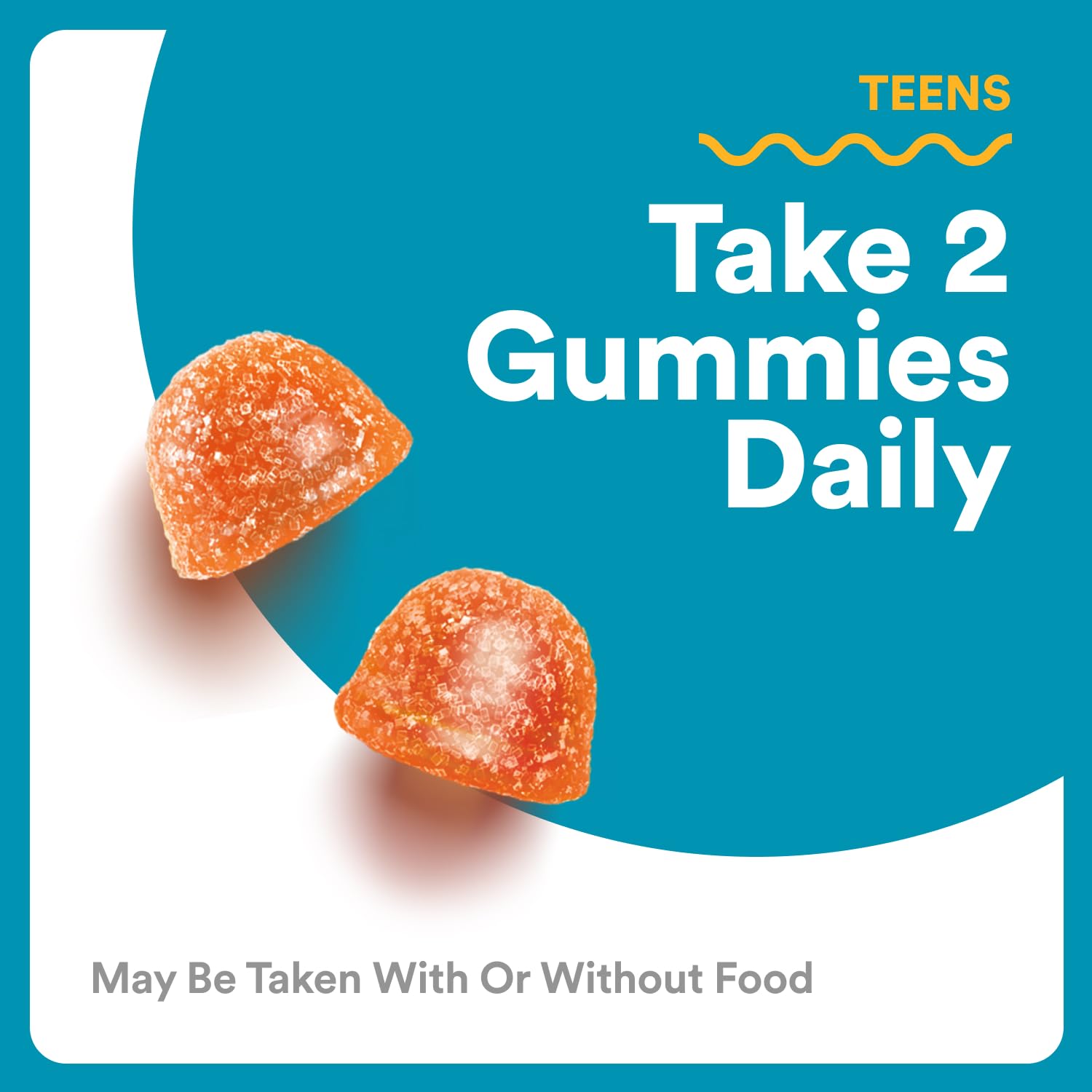 SmartyPants Teen Guy Multivitamin Gummies, Omega 3 (DHA/EPA), Vitamin D3, C, Vitamin B12, B6, A, K & Zinc, Folate, Gluten Free, Fruit Flavor, 60 Count (30 Day Supply) SmartyPantsBuy Supplements Australia