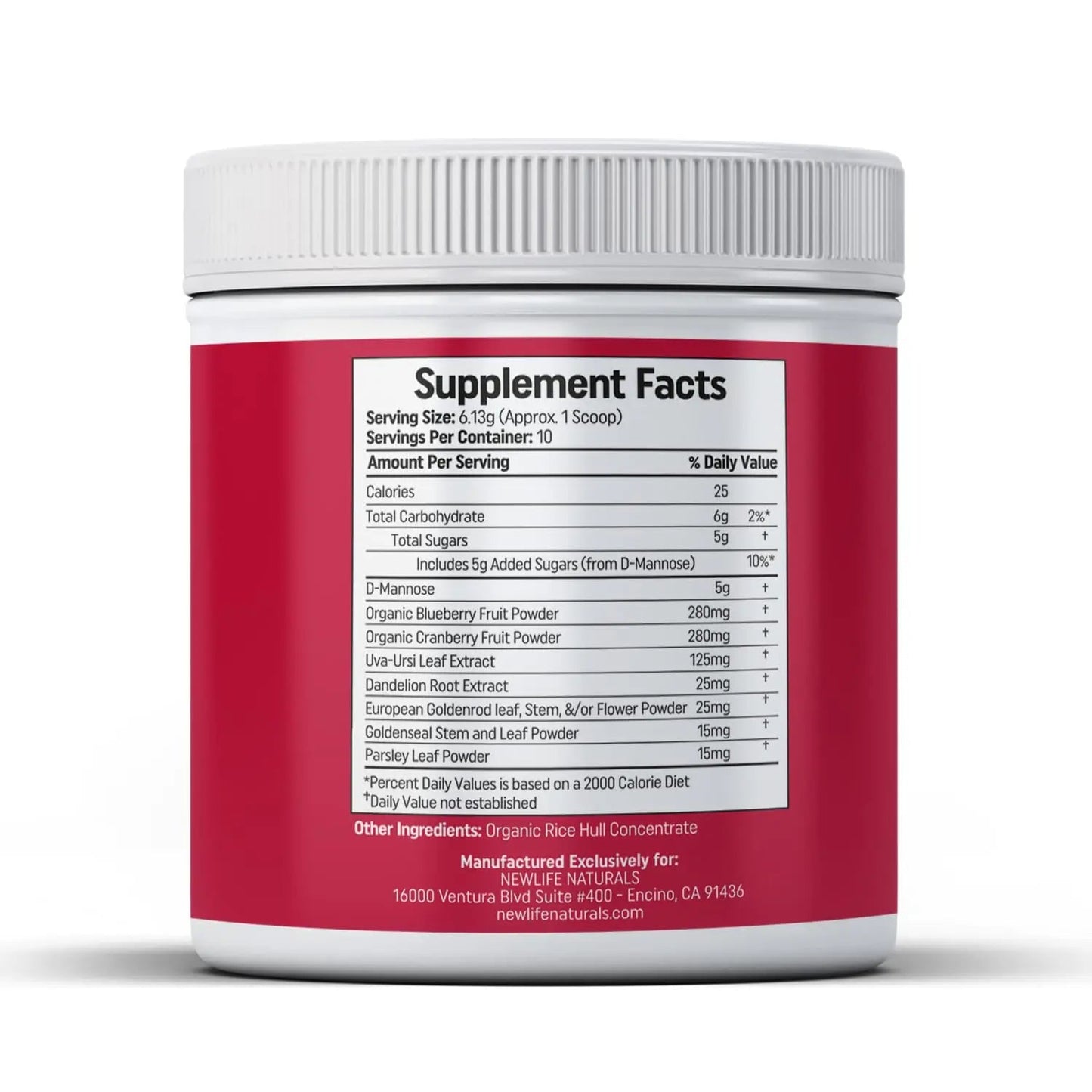 NewLife Naturals UT Revive with D Mannose Powder – UT Support for Urgency, Natural Urinary Tract Health for Women - with Cranberry, Blueberry & Botanicals – Short Term Potent Formula - 10 Servings NewLife NaturalsBuy Supplements Australia