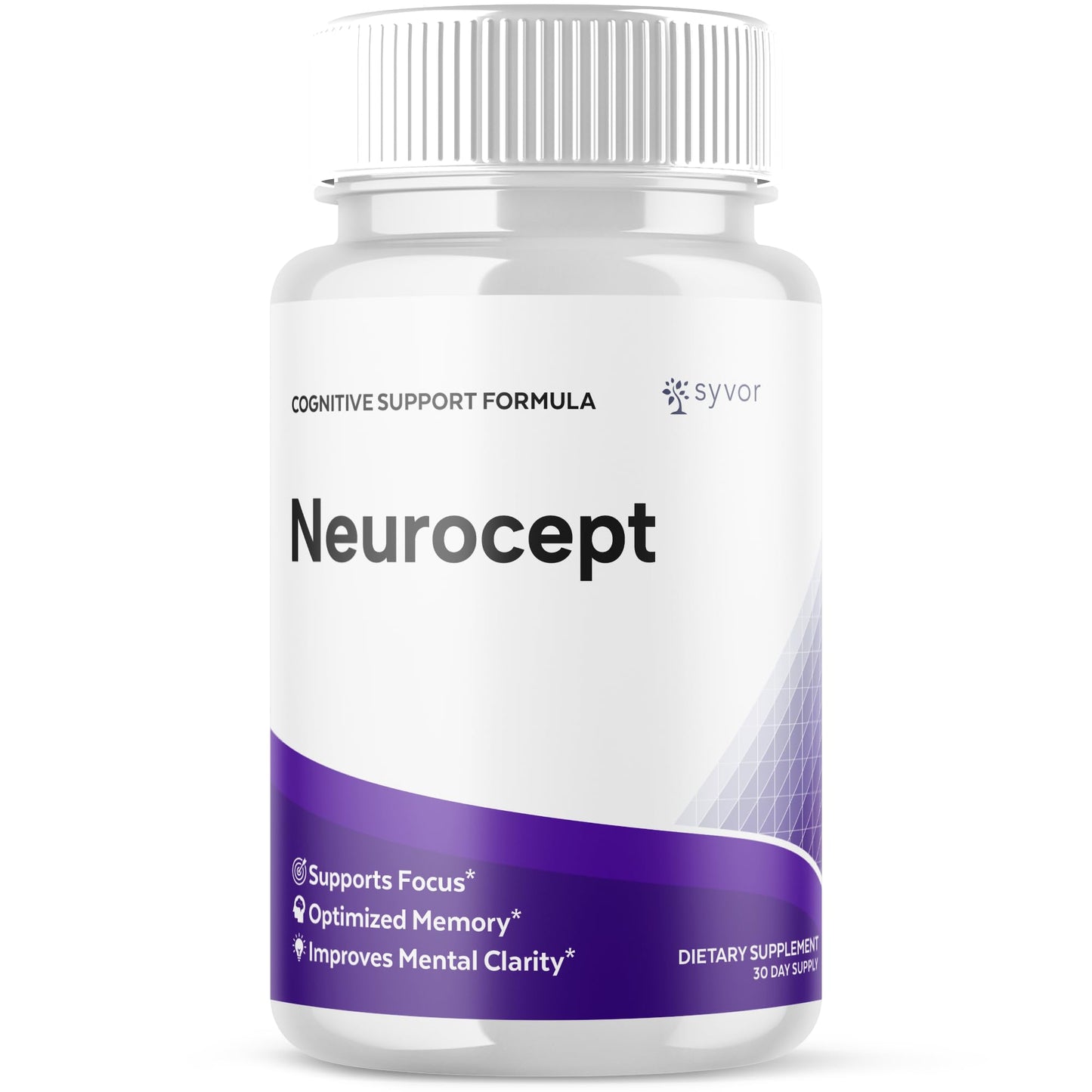 Neurocept Capsules, Official Neurocept Brain Supplement Pills with All Natural Ingredients, Advanced Formula Support Pills with Maximum Strength Premium Vitamins for Women and Men (60 Capsules) SyvorBuy Supplements Australia