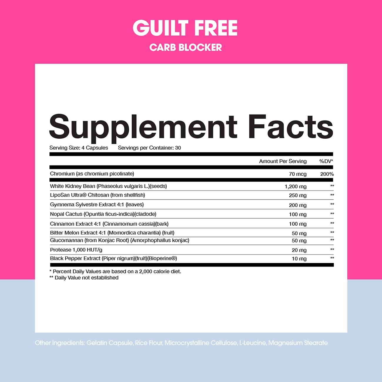Obvi Guilt Free Carb Blocker, Block Carb Absorption, Support Weight Loss, Healthier Nails ObviBuy Supplements Australia