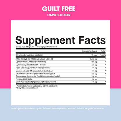 Obvi Guilt Free Carb Blocker, Block Carb Absorption, Support Weight Loss, Healthier Nails ObviBuy Supplements Australia