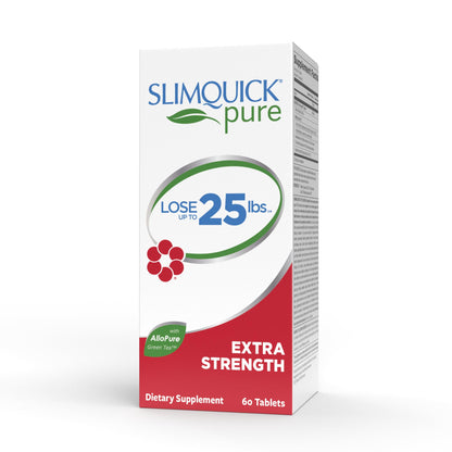 Slimquick Pure 3x Extra Strength Pill for Women, Helps Achieve Weight Goals, Helps Metabolism, Lose Excess Water, Keeps Full for Longer with Green Tea Extract