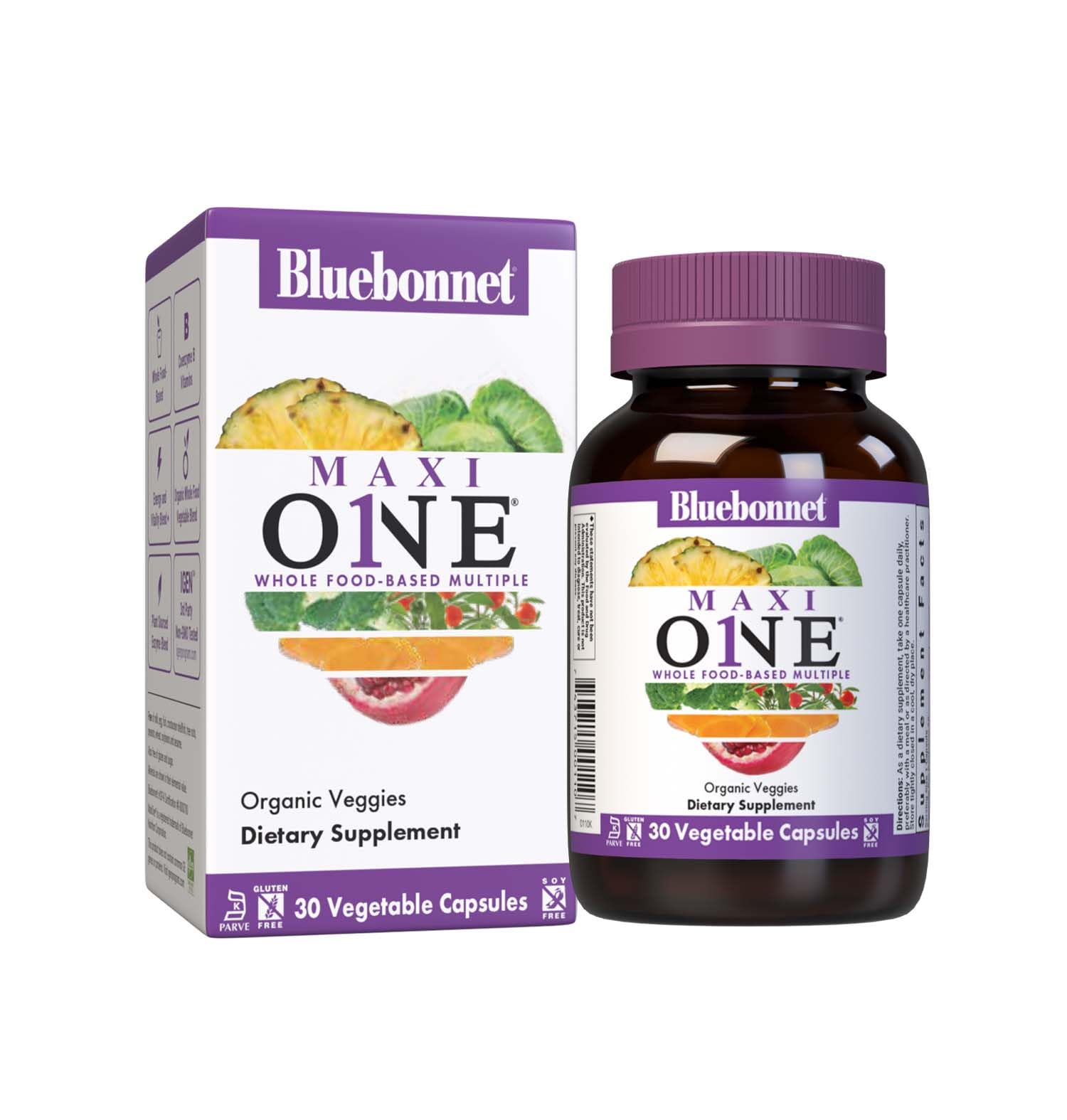 Bluebonnet Maxi One Iron Caplets, 30 Count (743715001107) BlueBonnetBuy Supplements Australia