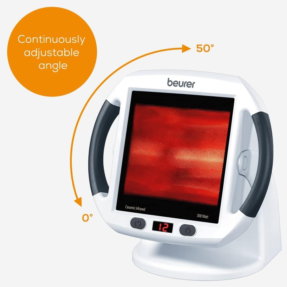 Beurer IL50 Infrared Heat Lamp Heated Red Light Therapy Lamp for Body, Face, Sinuses, & Skin - Effective BeurerBuy Supplements Australia