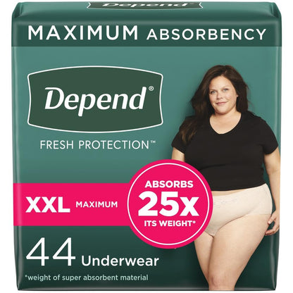 Depend Fresh Protection Adult Incontinence Underwear for Women DependBuy Supplements Australia