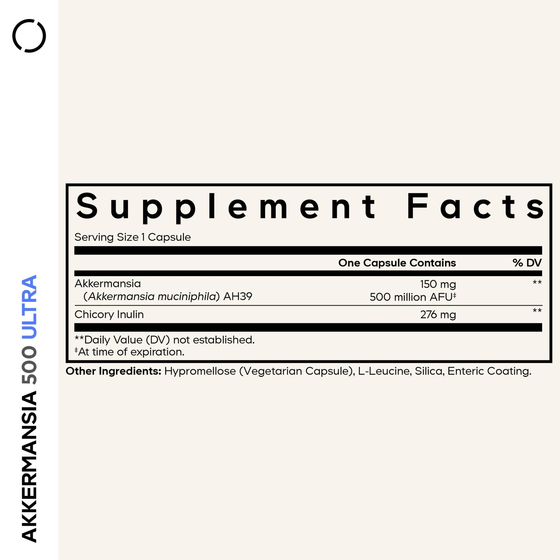 Codeage Akkermansia Muciniphila Probiotic Ultra - High-Potency 500M AFUs Akkermansia Probiotic Supplement - Enhanced Daily Probiotic & Prebiotic, Chicory Inulin - 3-Month Supply - 90 Capsules CodeageBuy Supplements Australia