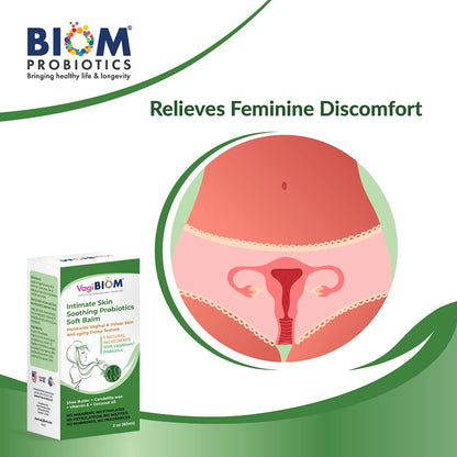 Intimate Skin Soothing Probiotics Soft Balm SheaButter with VagiBiom Lactobacillus crispatus Biom ProbioticsBuy Supplements Australia