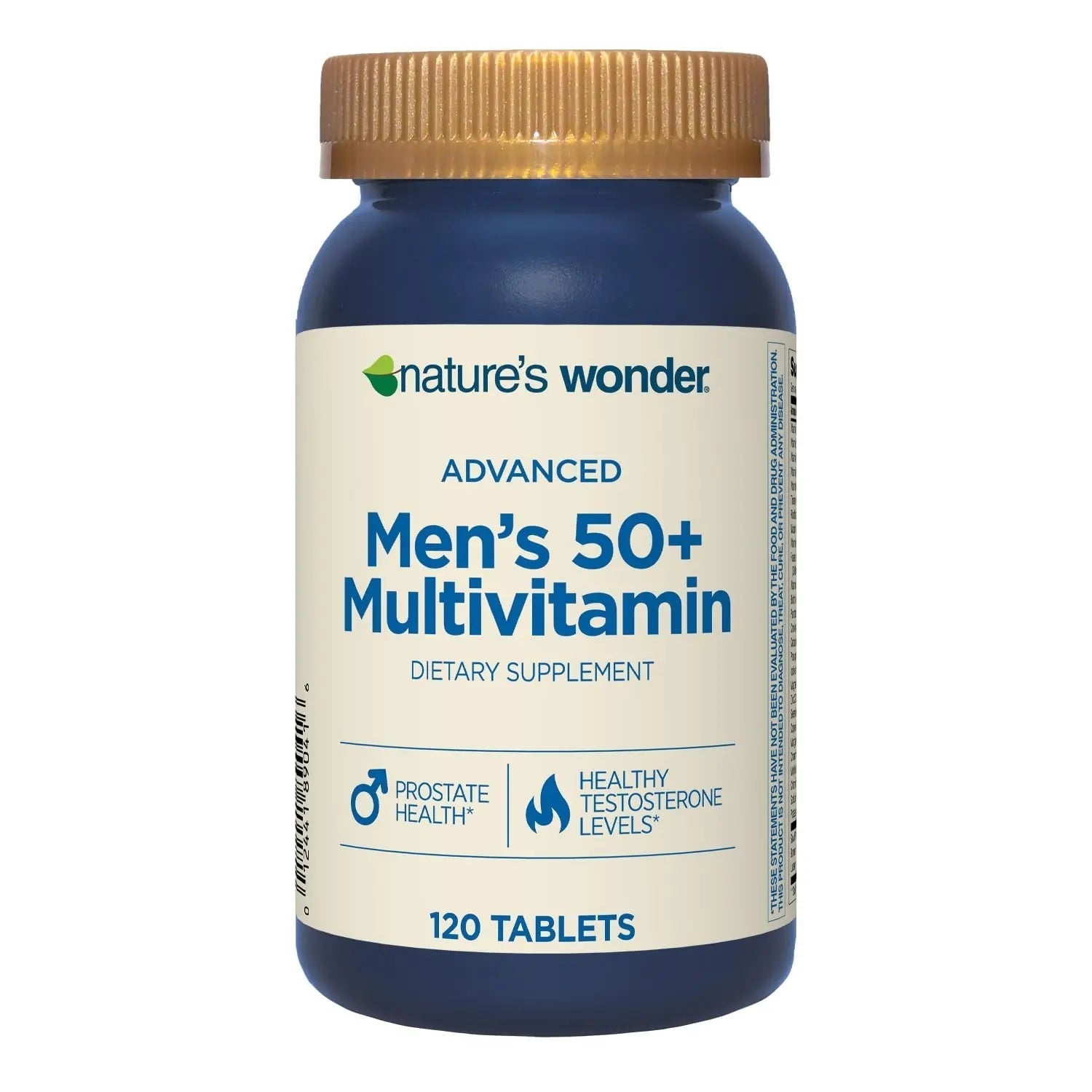 Nature's Wonder Advanced Men's 50+ Multivitamin/Multimineral Supplement with Vitamin D3 and B Vitamins 120 Tablets, 120 Day Supply Nature's WonderBuy Supplements Australia