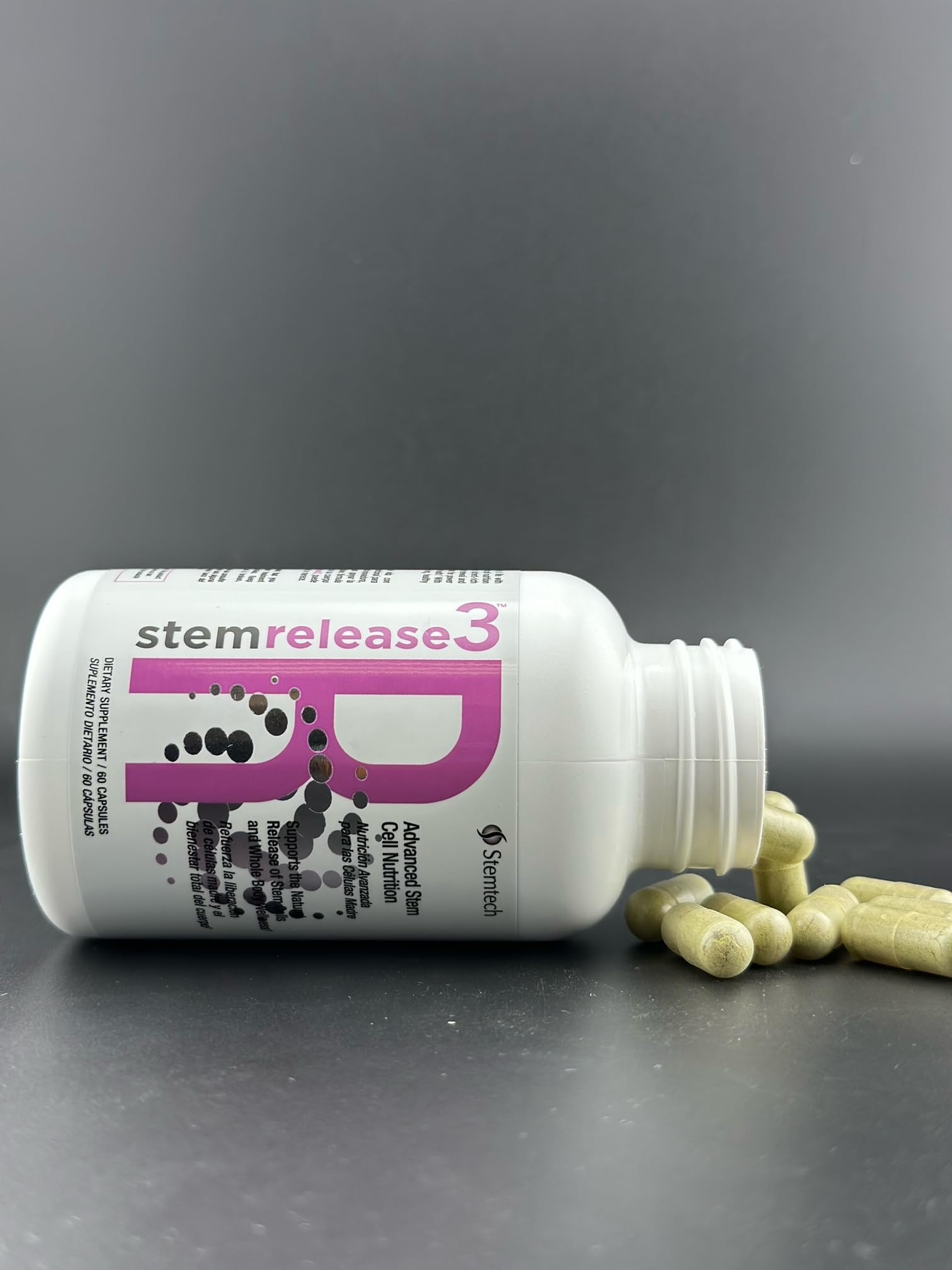 Stemtech Stemrelease3 Cutting-Edge Stem Cell Nutrition for Natural Renewal and Youthful Vitality, Exclusive Blend for Enhanced Telomere Health, 60 Capsules StemTechBuy Supplements Australia