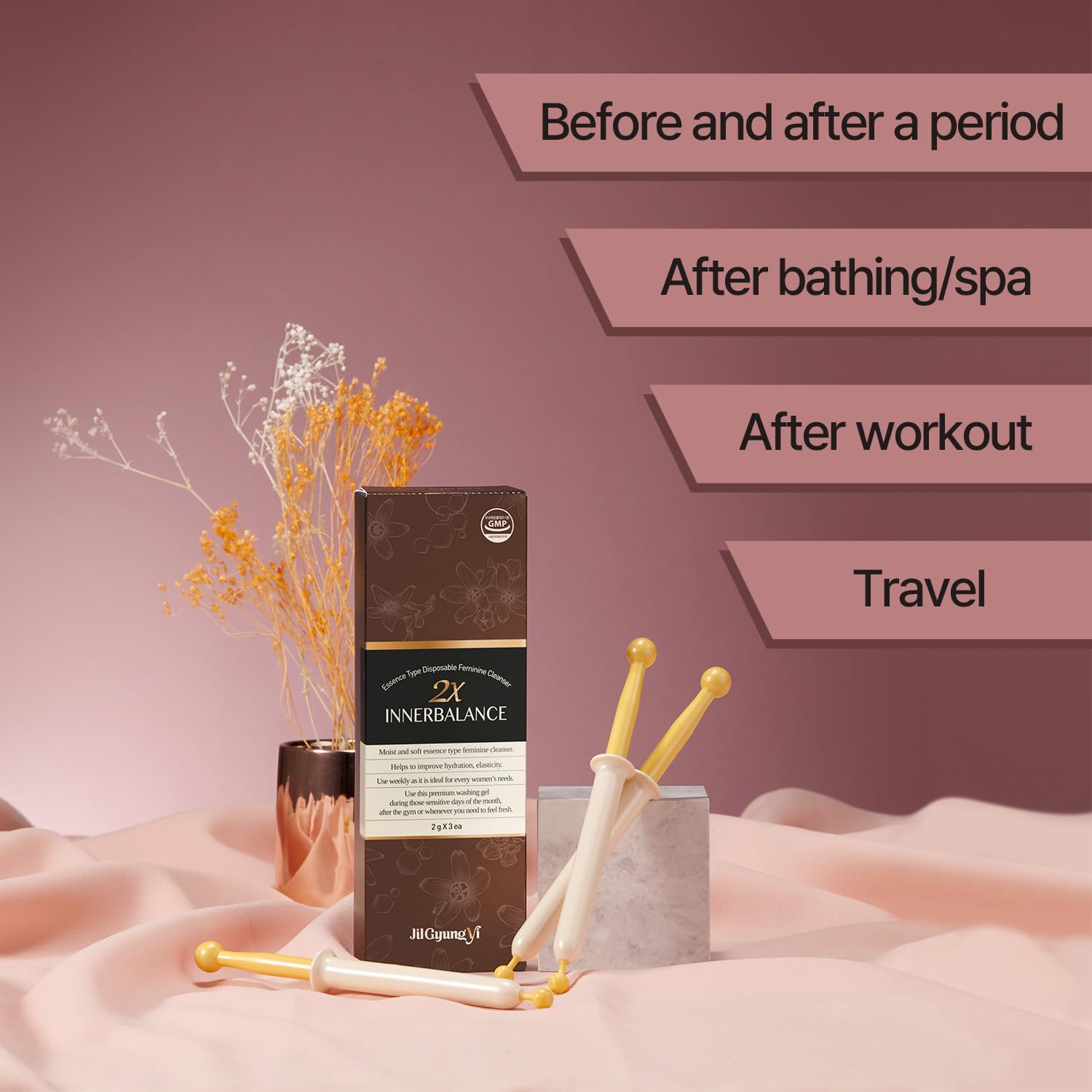 JilGyungYi 2X Inner Balance Intimate Feminine Cleansing Wash PH Balanced Odor Relief JilGyungYiBuy Supplements Australia
