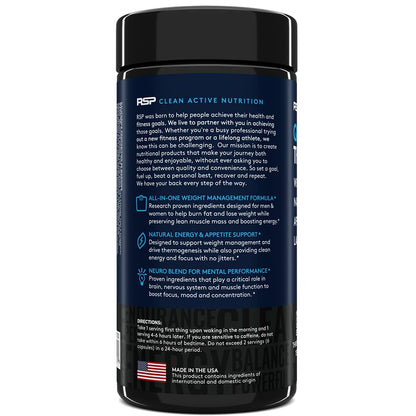 RSP Nutrition QuadraLean Thermogenic Fat Burner for Men & Women, Weight Loss Supplement RSP NUTRITIONBuy Supplements Australia