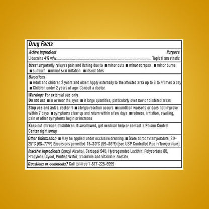 ASPERFLEX™ Lidocaine Pain Relief Cream 4% - Fast-Acting Numbing Cream for Muscle & Joint Pain, Arthritis, Backache, and More - 15G ASPERFLEXBuy Supplements Australia