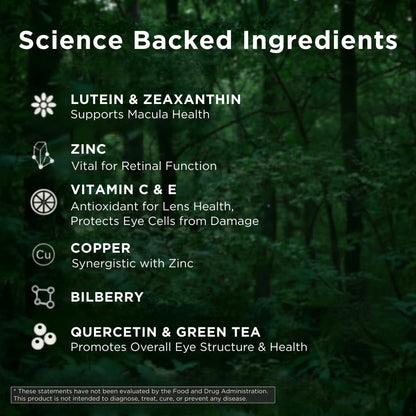 Macutene Protect Eye Vitamins for Macular Support Areds 2 with Lutein and Zeaxanthin Supplements (25mg/5mg) – Doctor Formulated Bilberry Supplement for Eyes, Lab Tested, Vegan (60 Capsules) PristeneBuy Supplements Australia