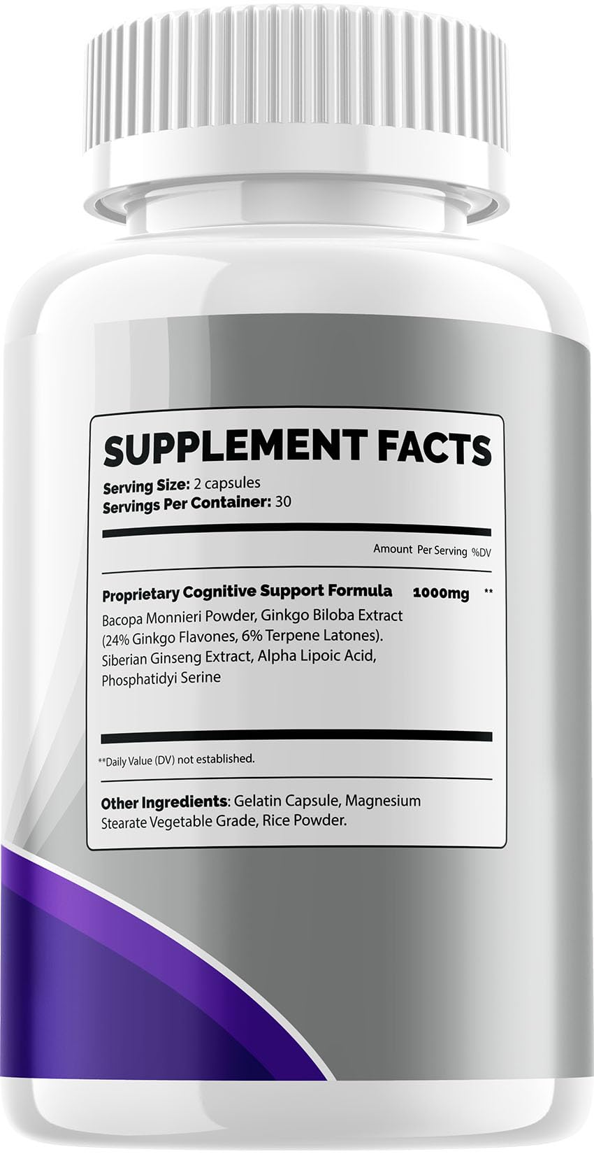 Neurocept Supplement Capsules – All Natural Maximum Strength Formula, Focus & Memory Support (2 Pack – 120 Capsules) IndeloBuy Supplements Australia