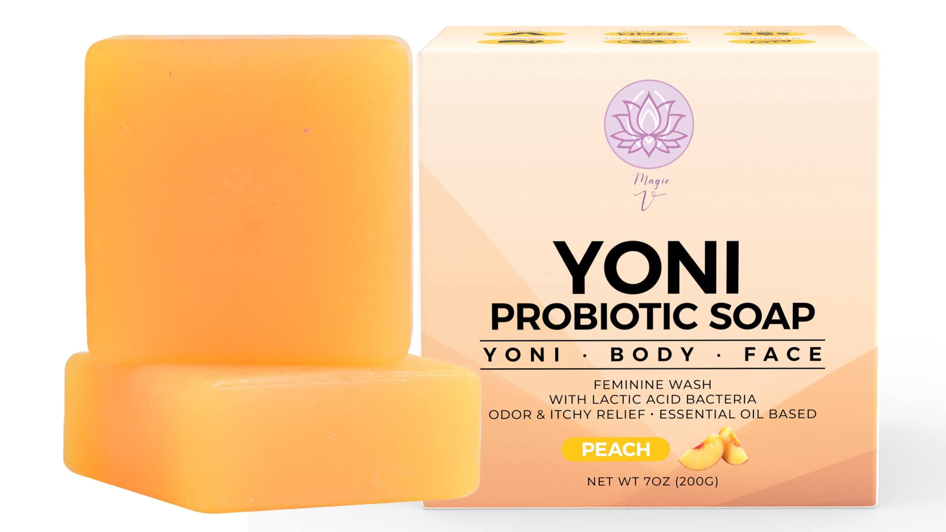 Magic V Steam Probiotic 2 Yoni Soap Bars Feminine Wash and Vaginal Wash Vaginal Odor Eliminator PH Magic V SteamBuy Supplements Australia
